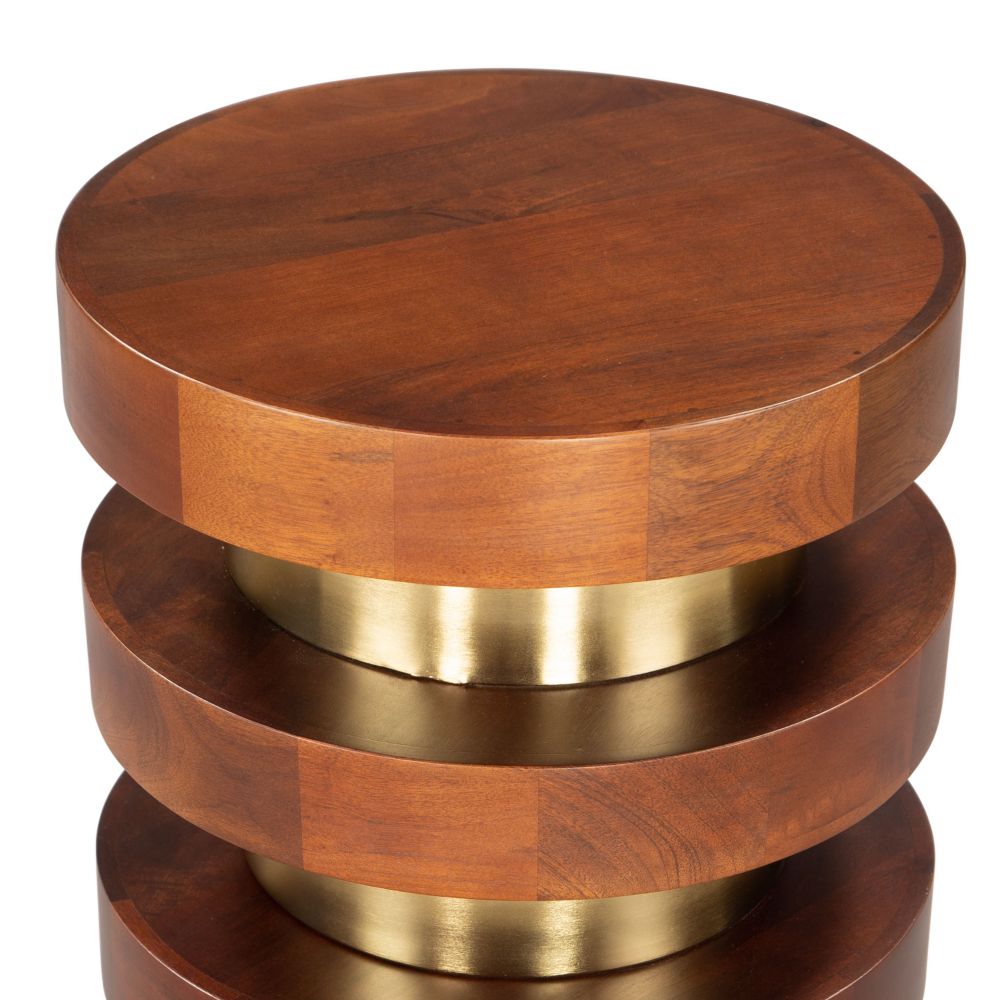 wooden end table