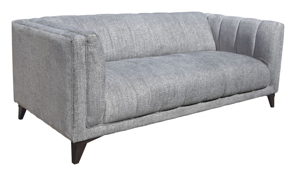 dark grey fabric sofa