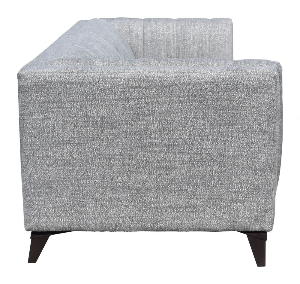 dark grey fabric sofa