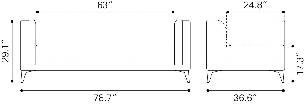 light grey fabric sofa