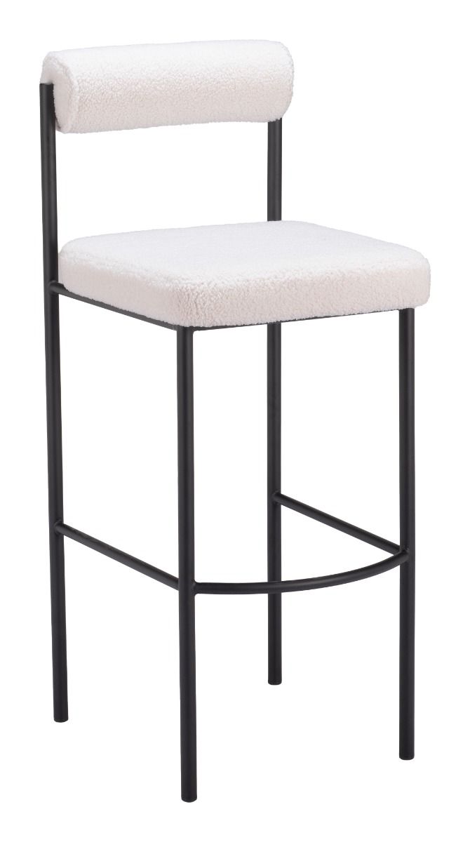 white bar stool