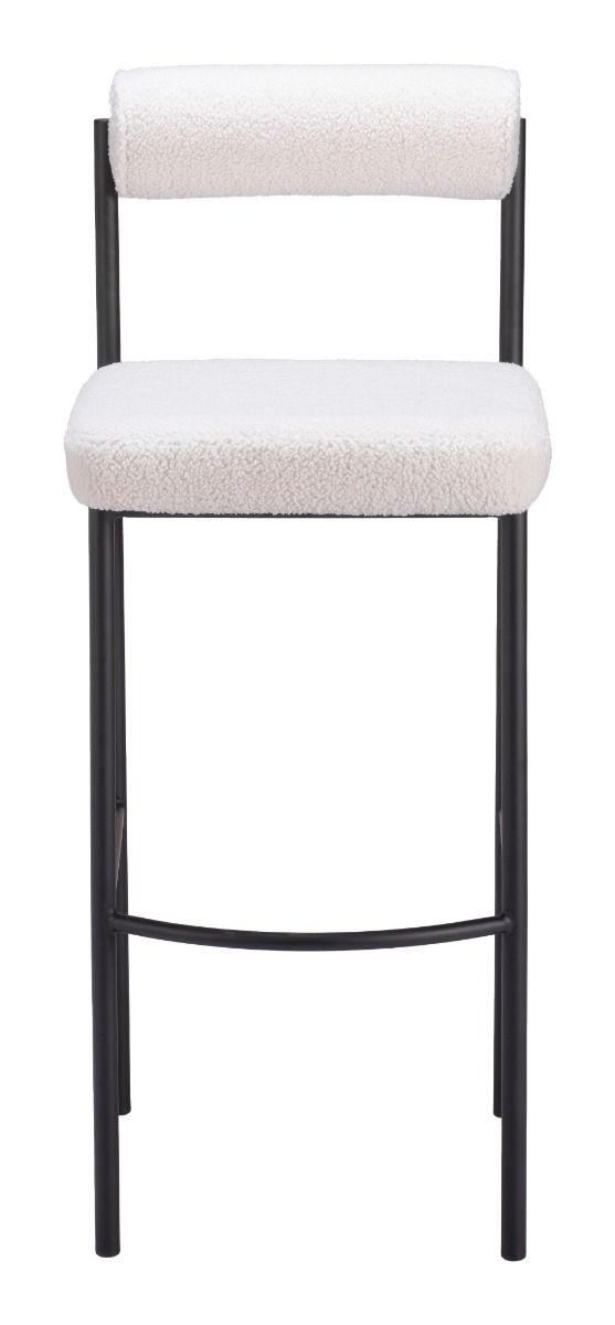 boucle bar stool
