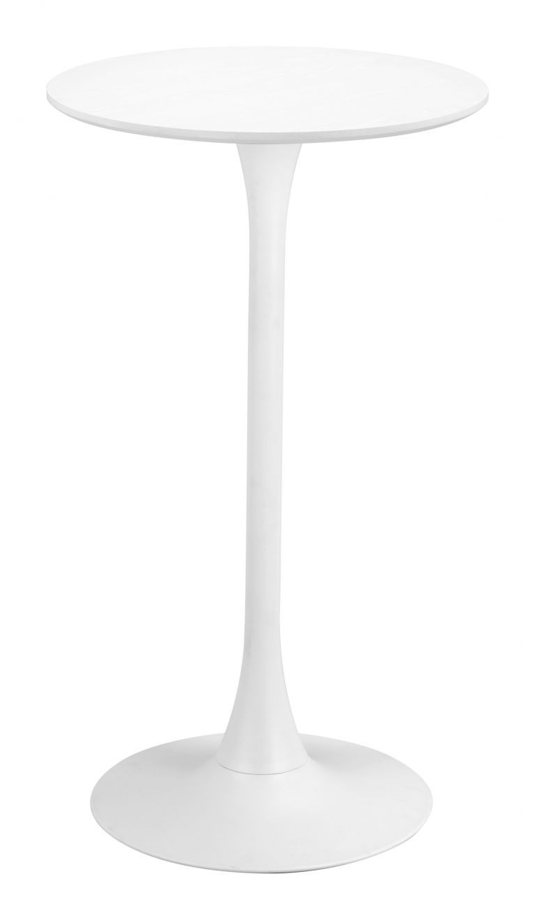 white bar table