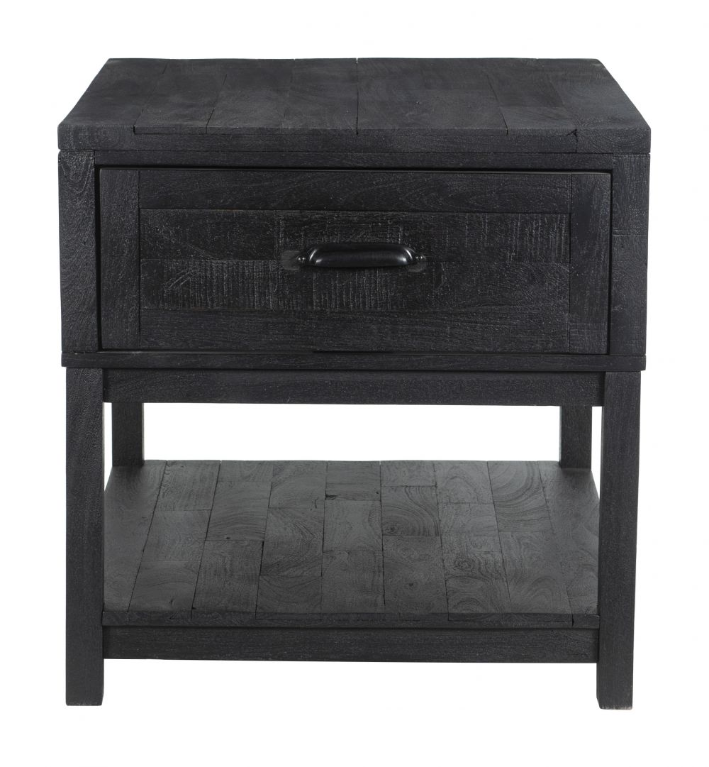 wooden side table