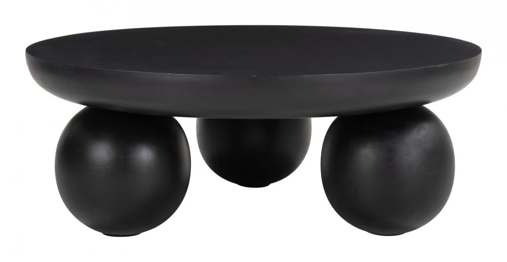 black wood coffee table