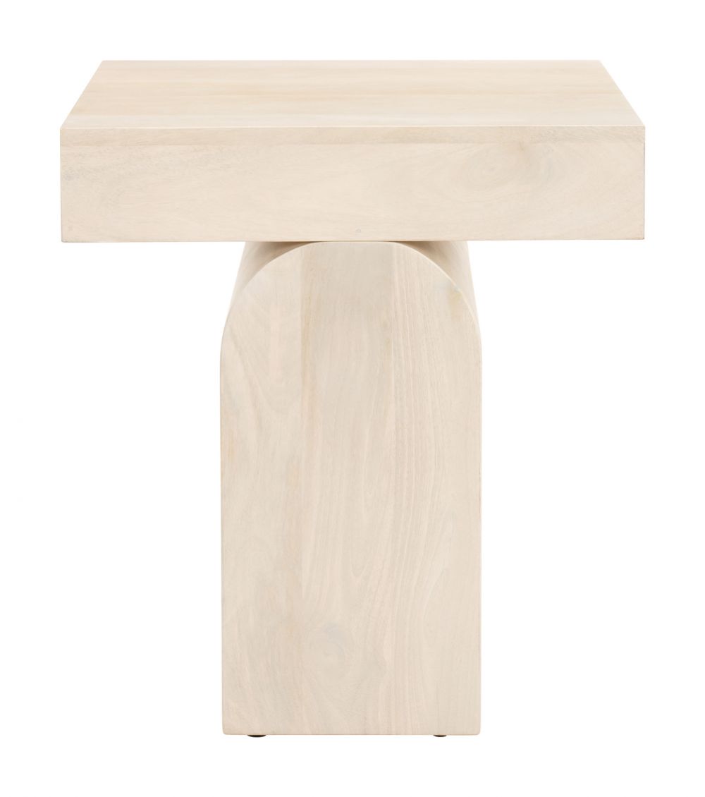 wooden end table