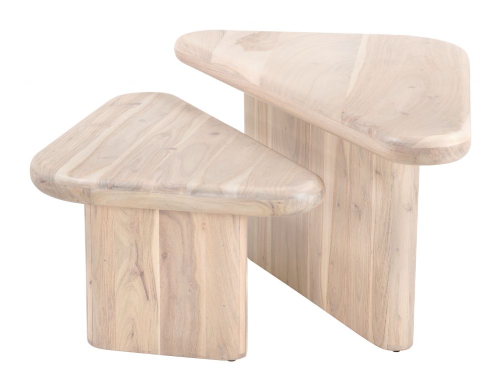 beige coffee table set