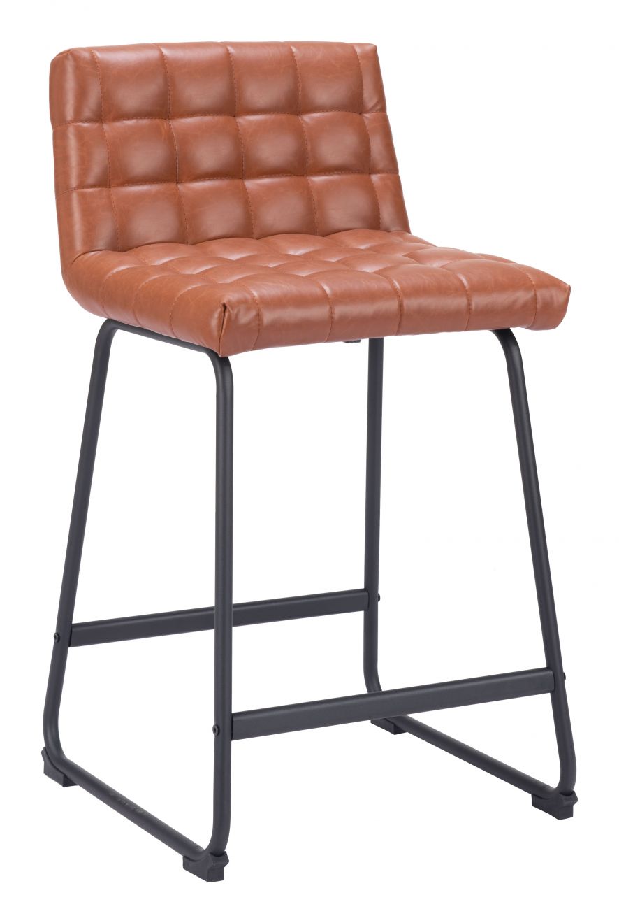 brown counter stool