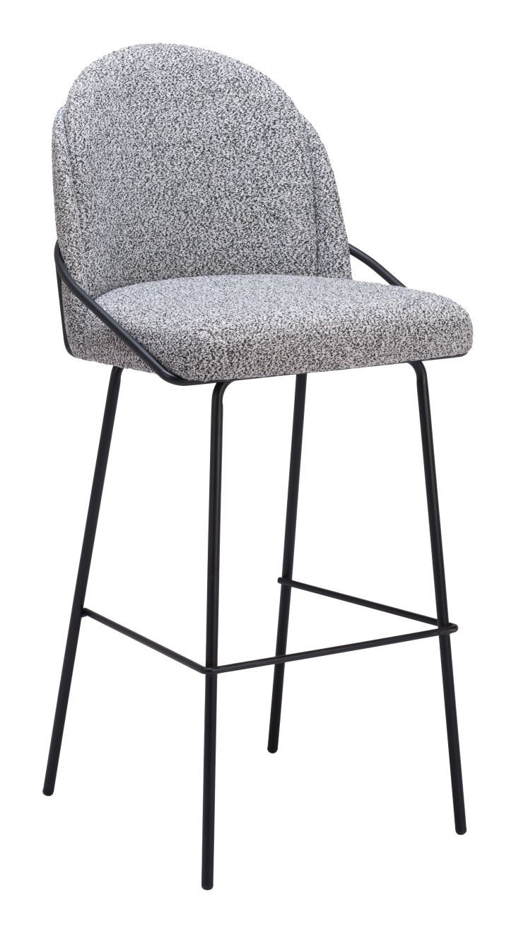 grey bar stool