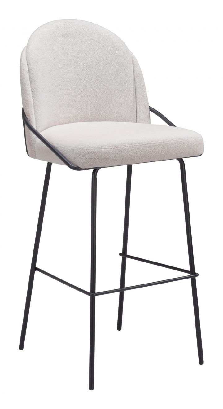 white bar stool