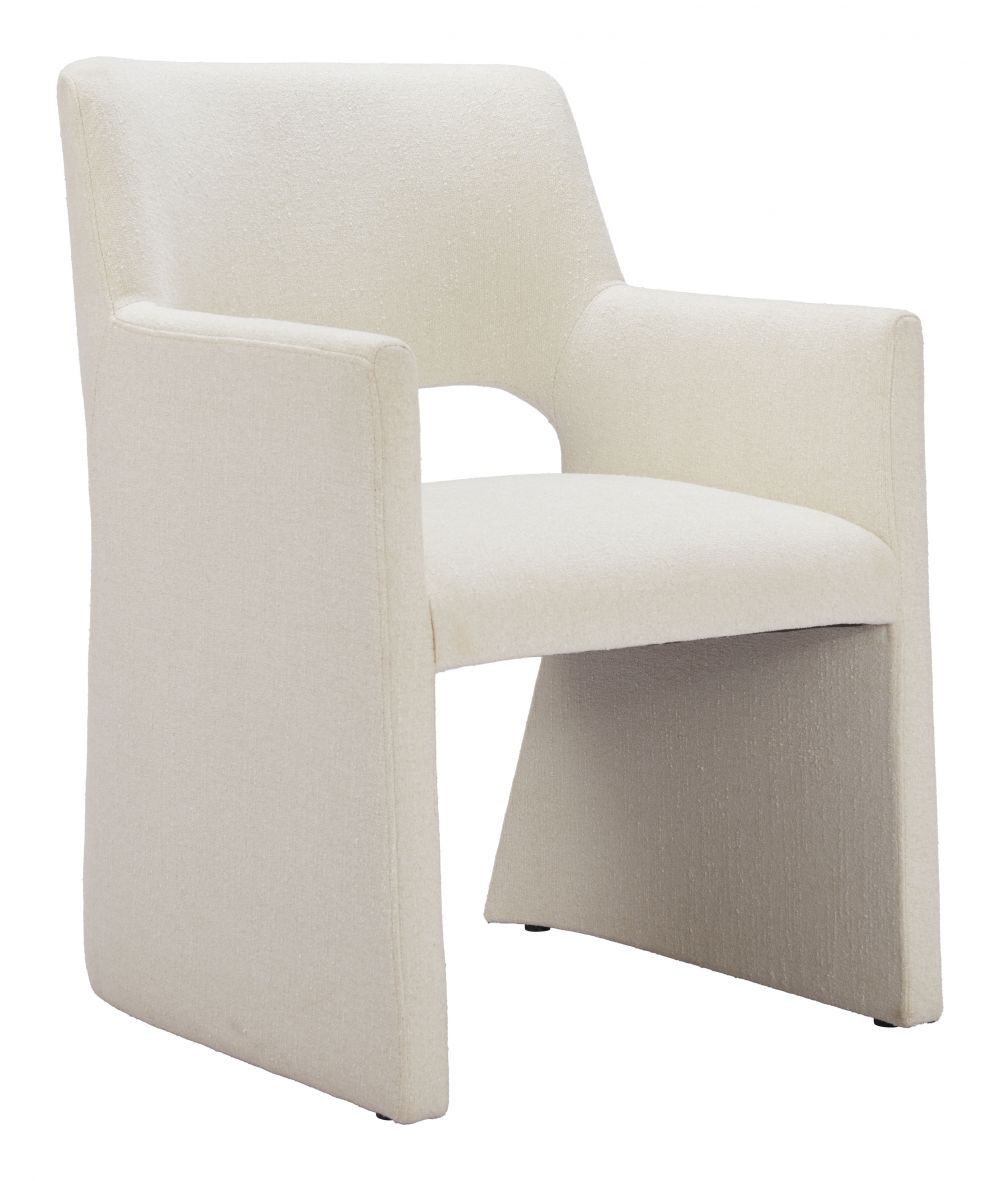 white dining chair