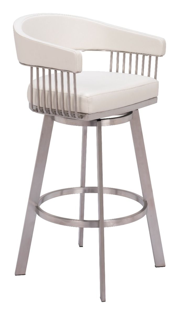 white bar stool