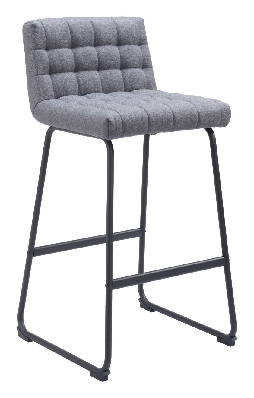 grey bar stool