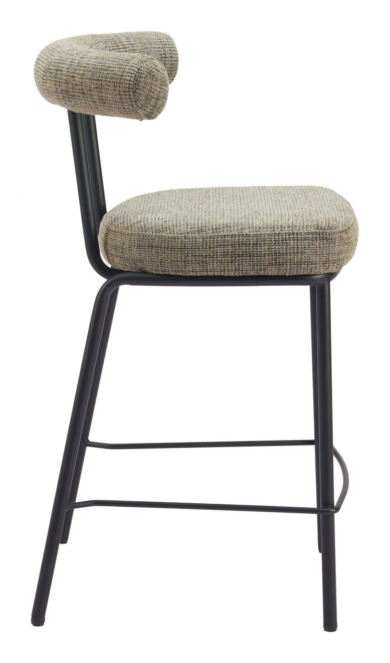 fabric counter stool