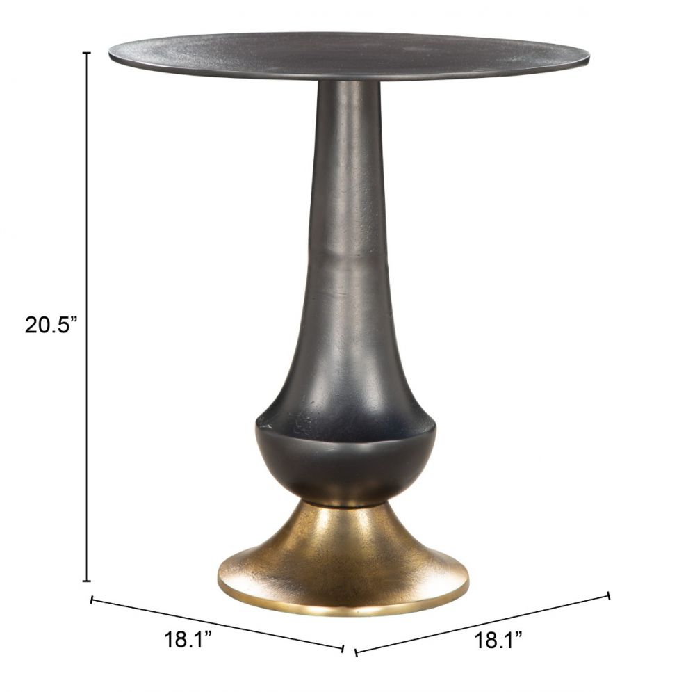 golden side table