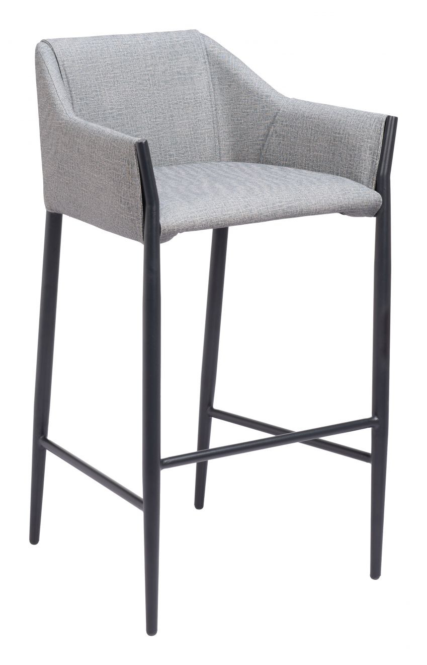 grey bar stool