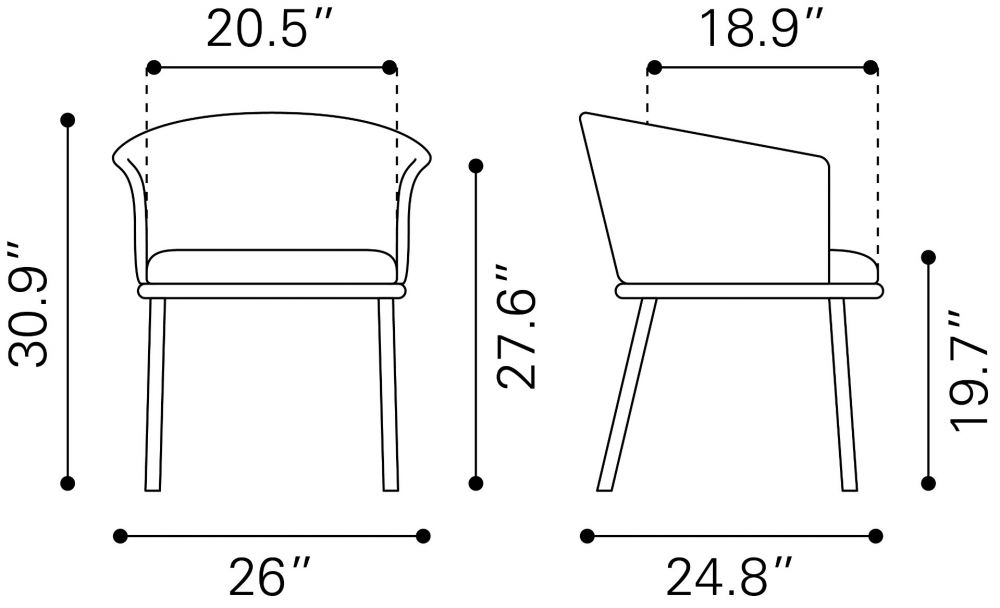 leather dining chair