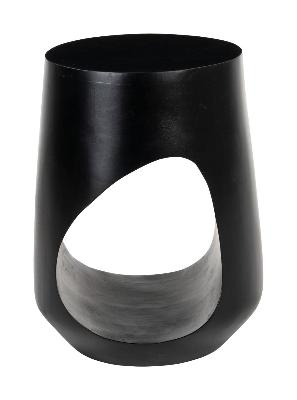 black side table