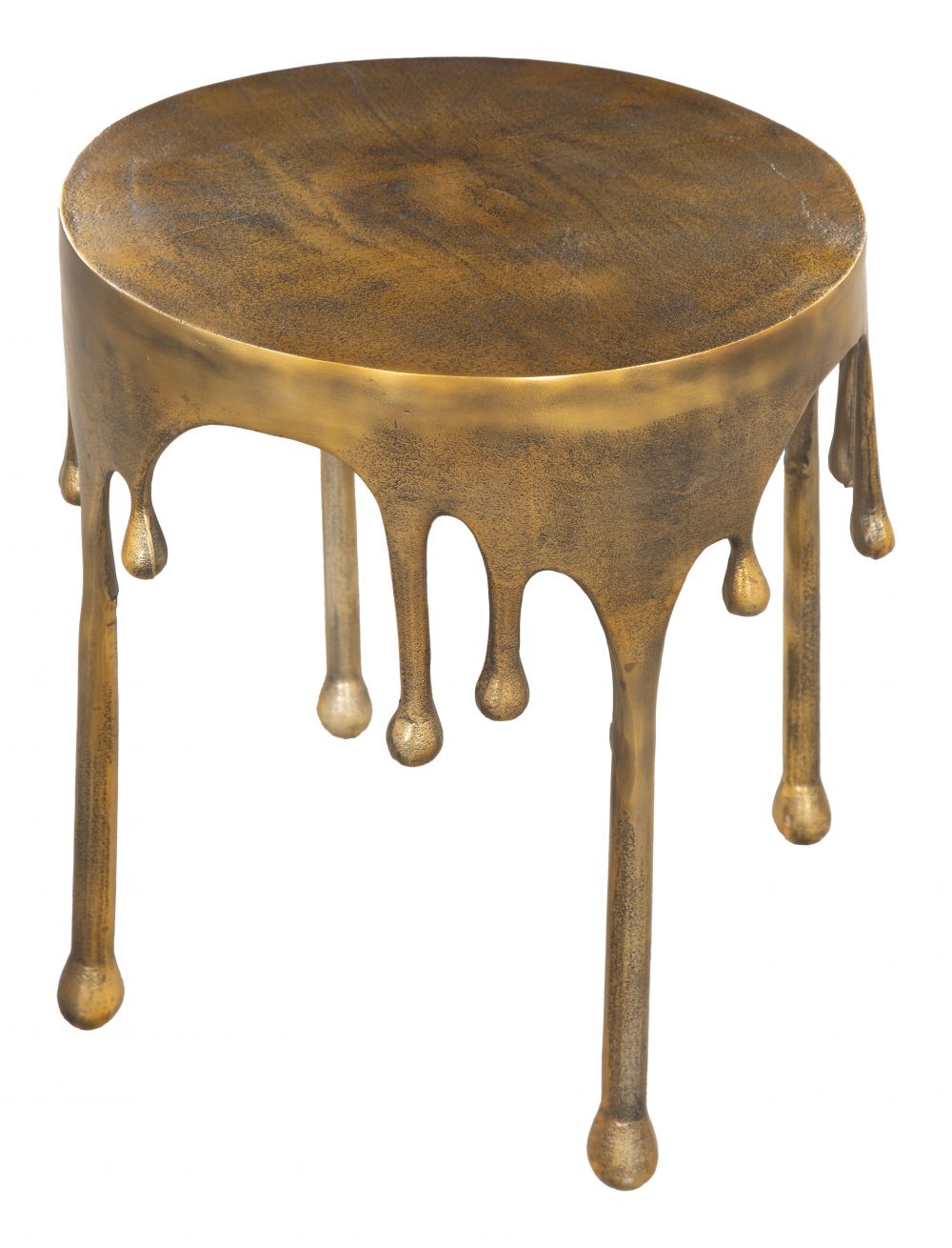 aluminum side table