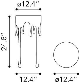 modern accent table