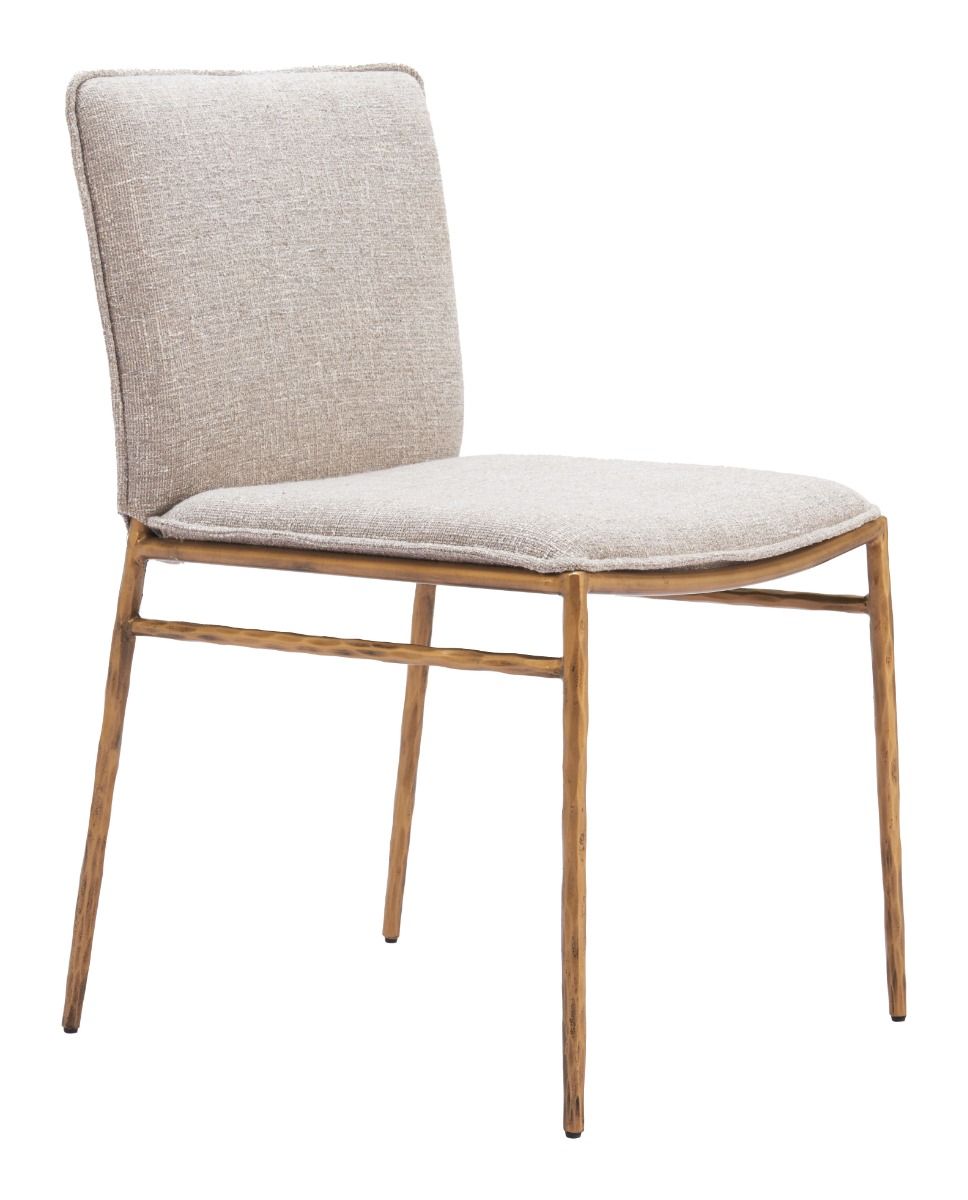 beige dining chair