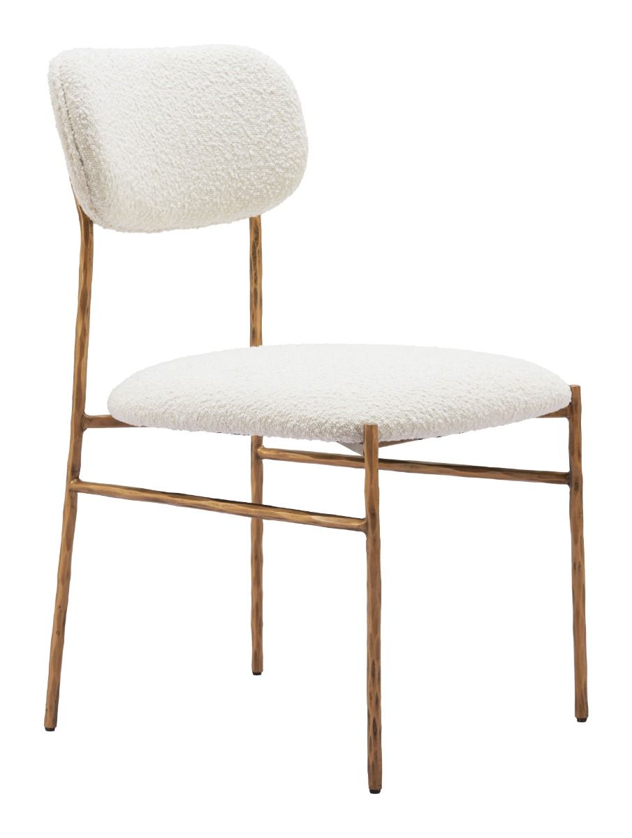 white dining chair