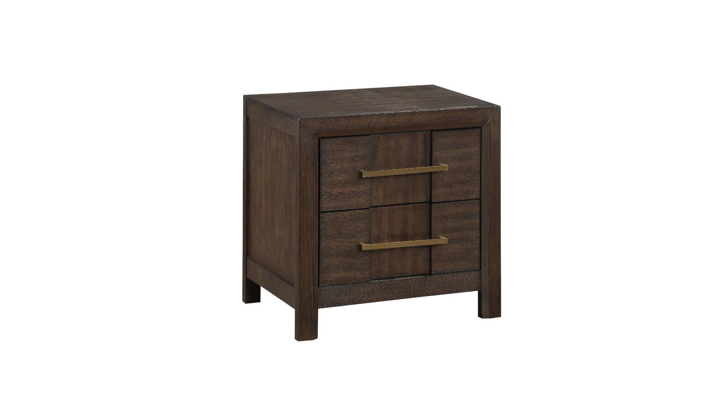 dark walnut nightstand