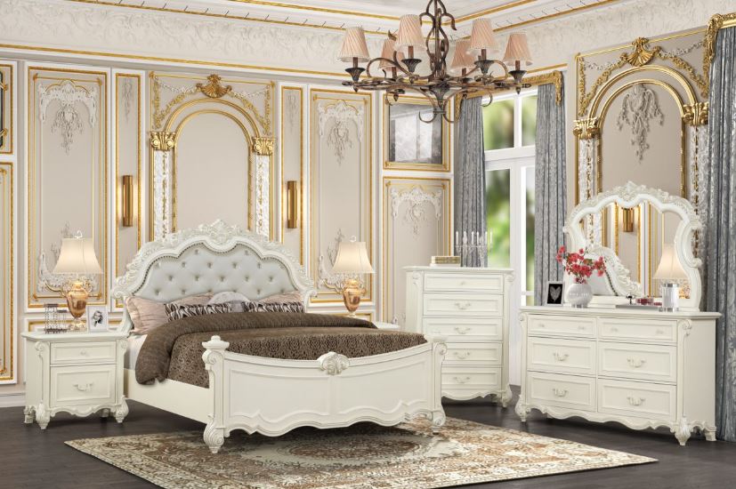 white bedroom set