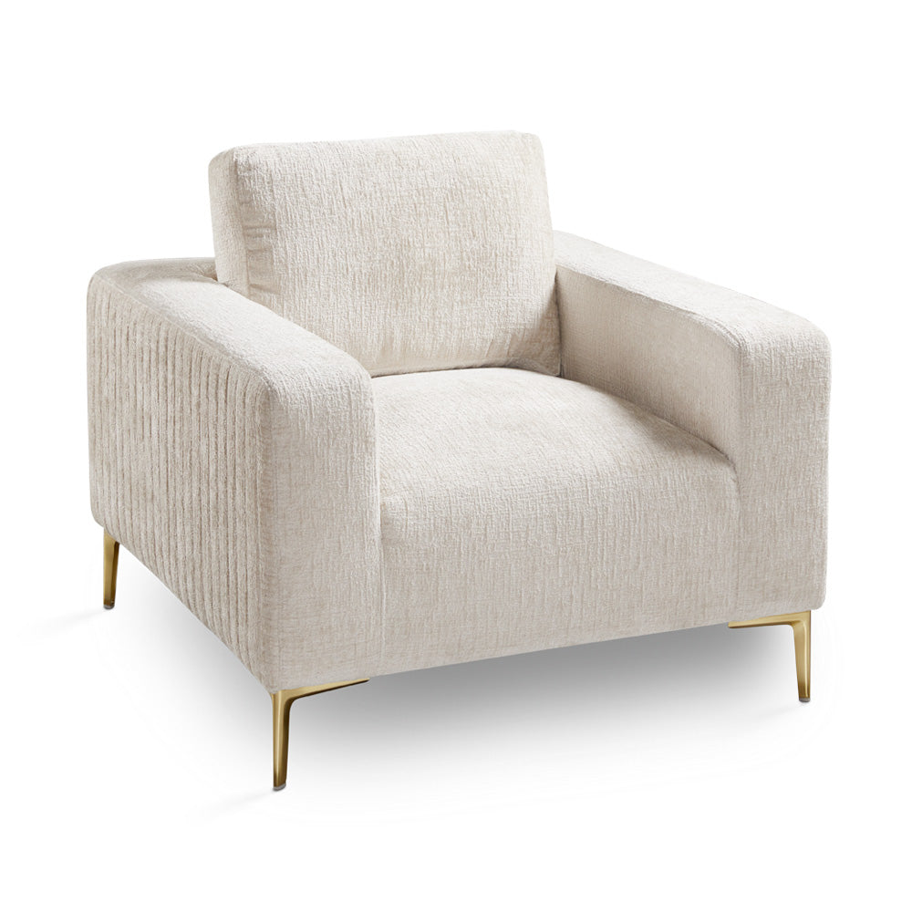 light grey fabric accent chair