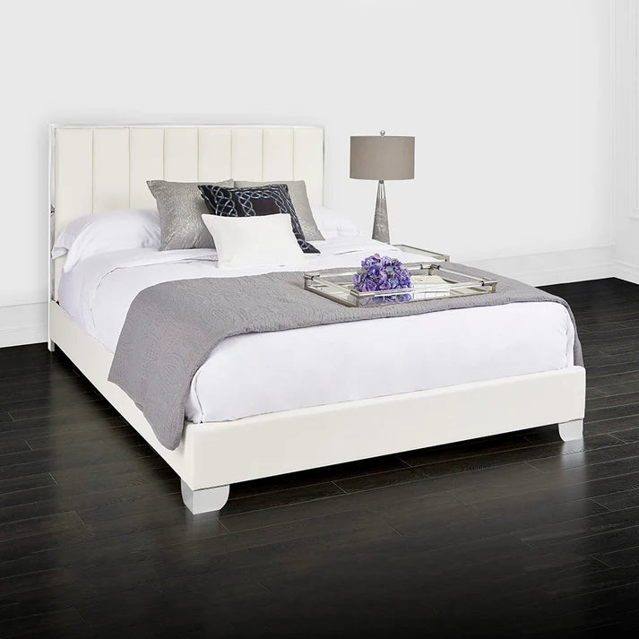 leather single bed