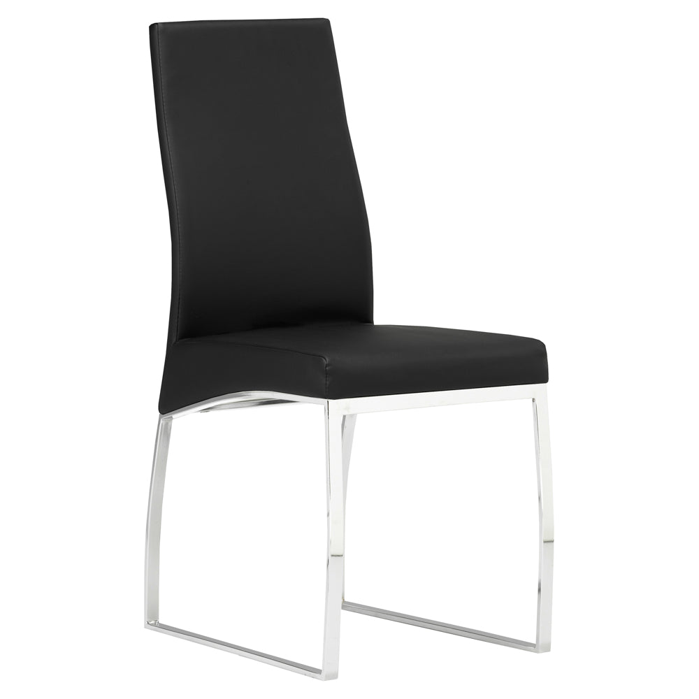 black dining chair