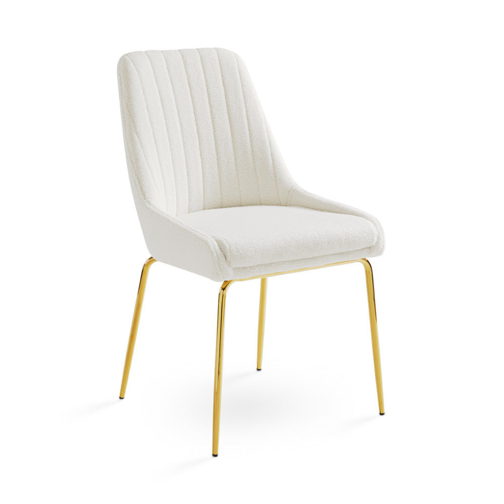 white dining chair