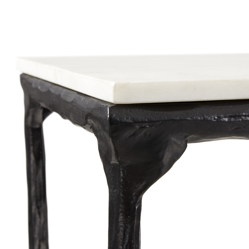 black legs console table