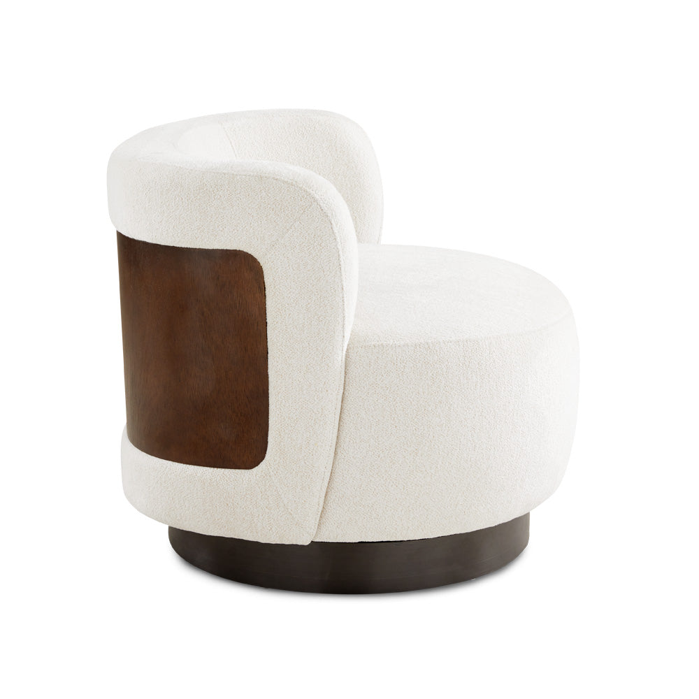 ivory accent chair