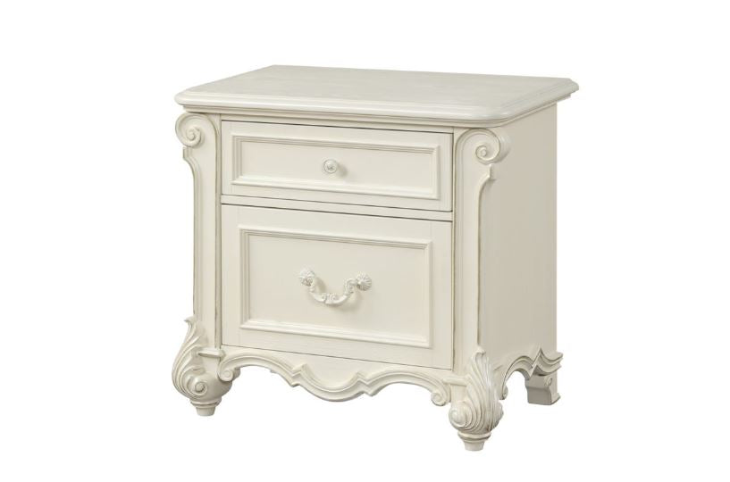 white nightstand