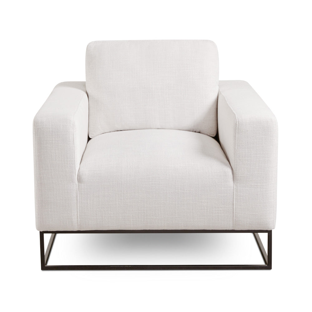 light grey fabric chair