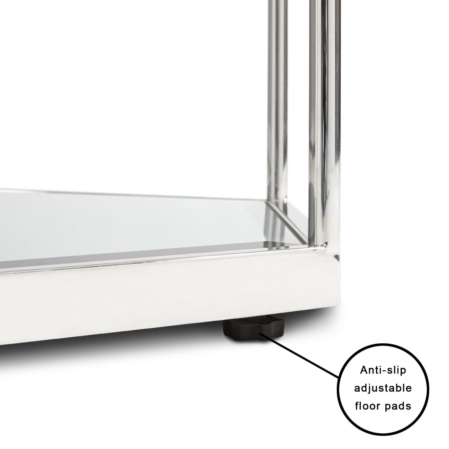 steel frame end table