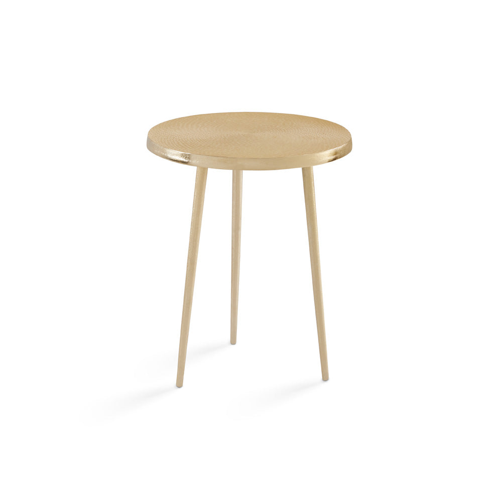 golden end table