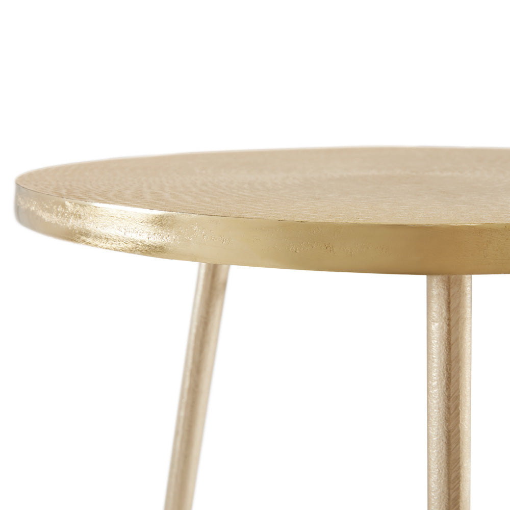 small round side table