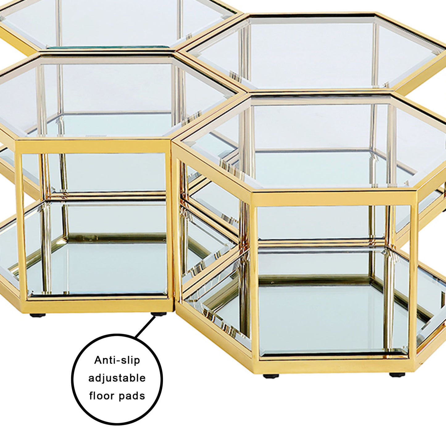tempered glass coffee table