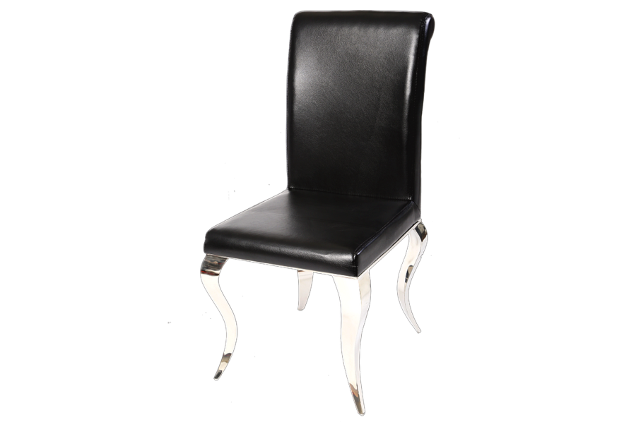black dining chair