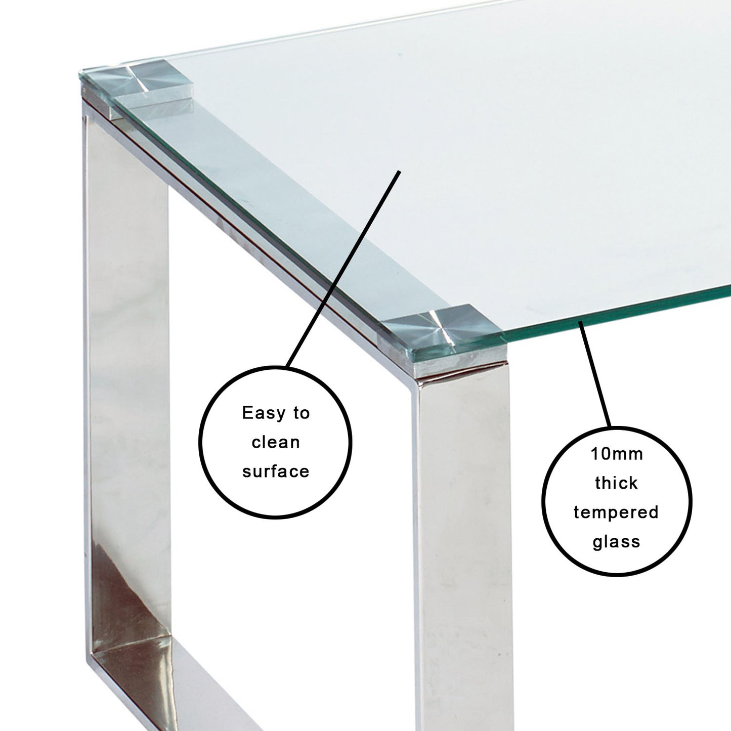 silver coffee table