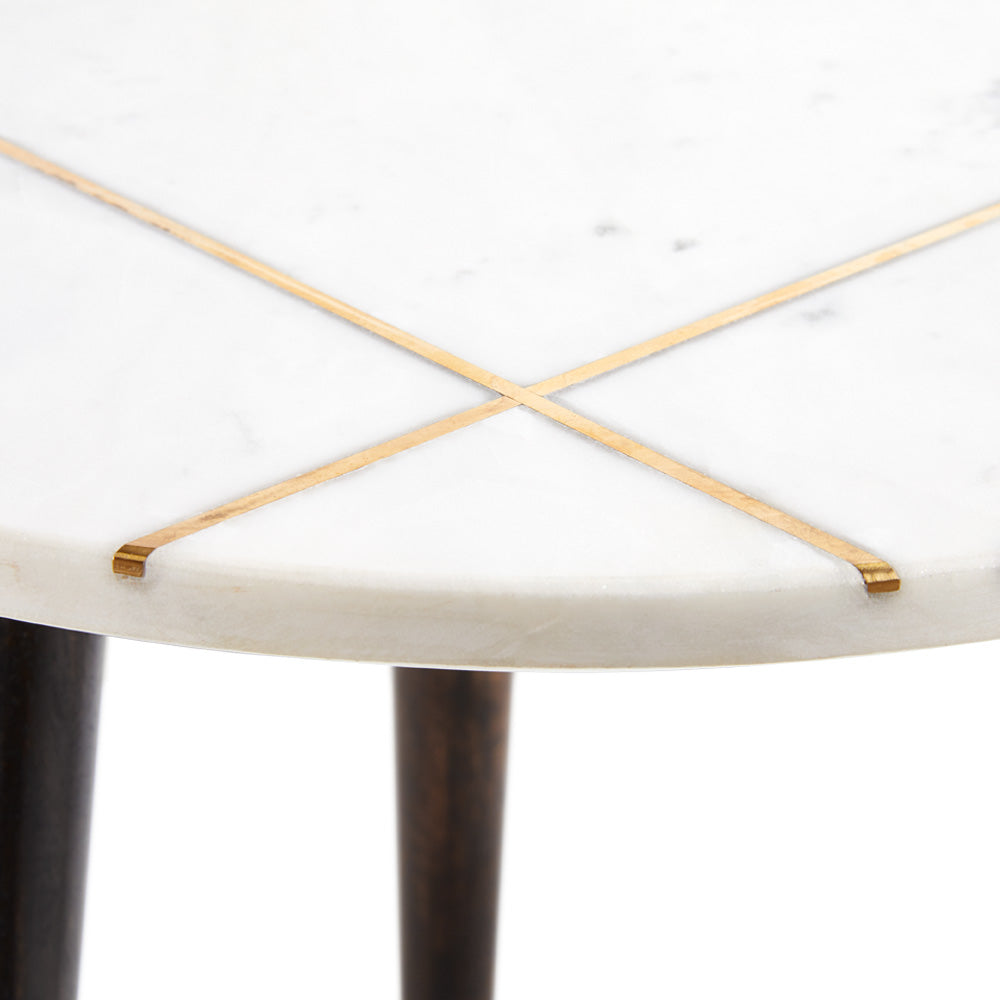 white end table