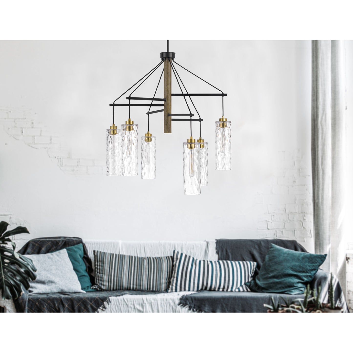 brass chandeliers