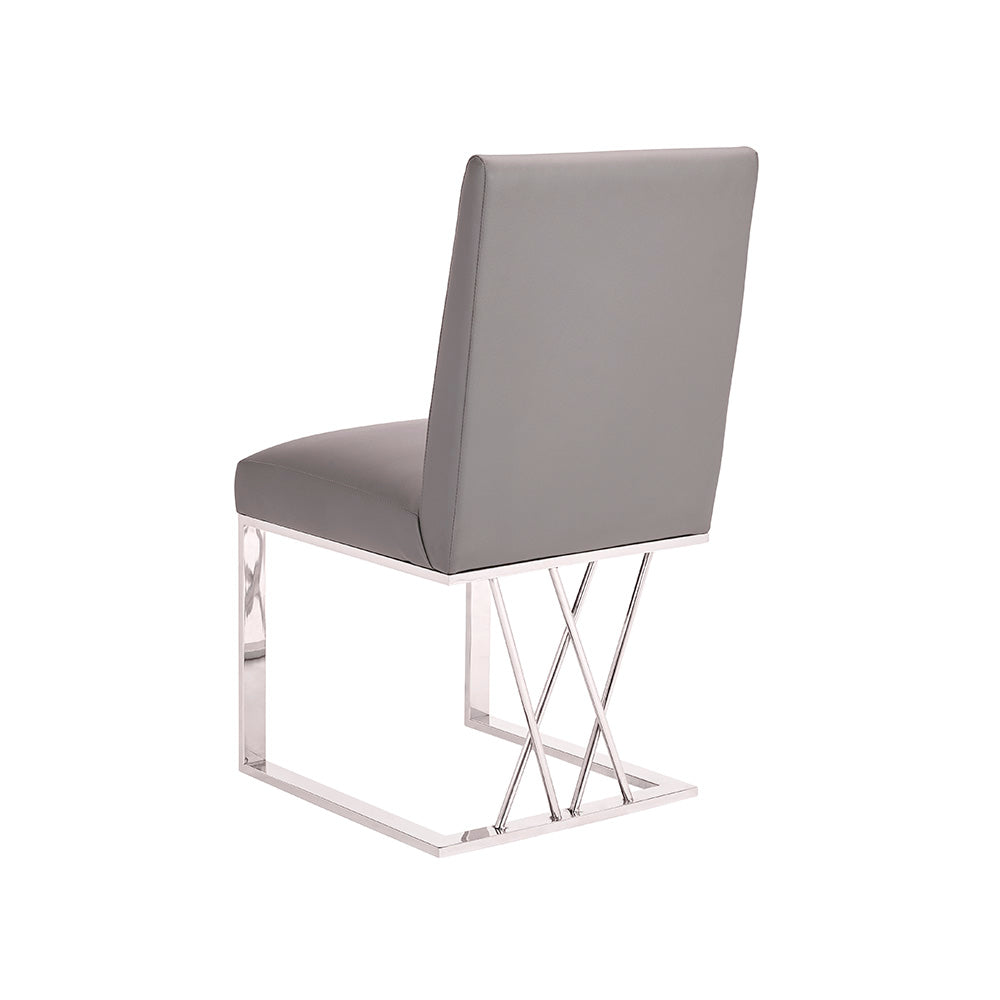 steel legs dining chair