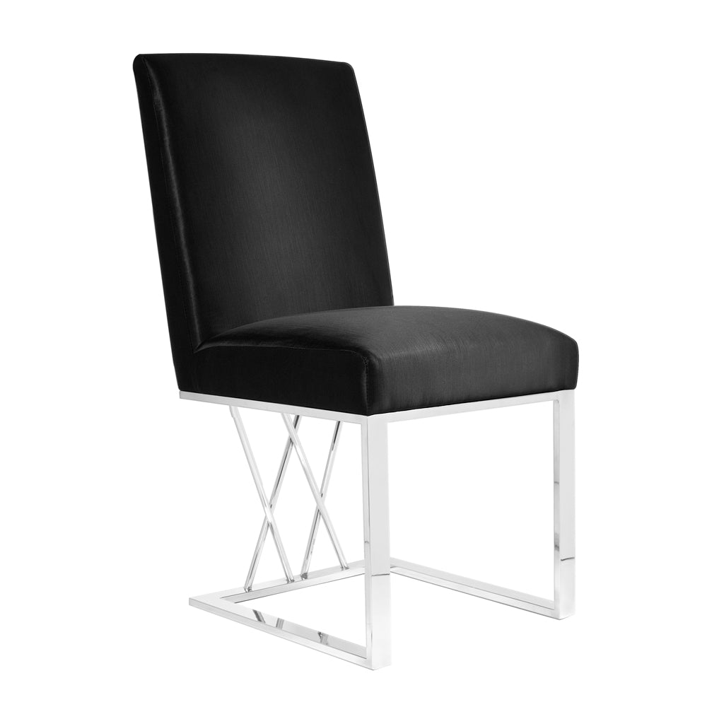 black dining chair