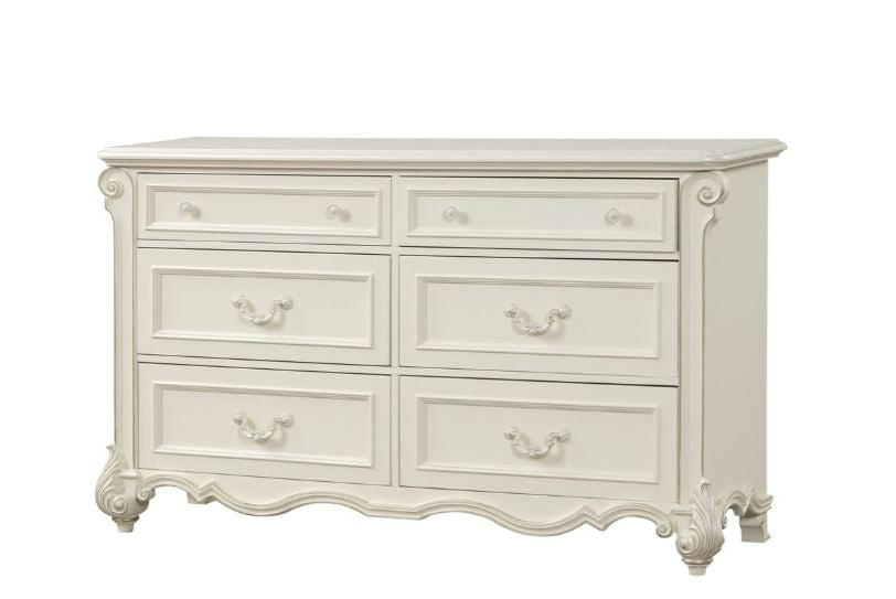 white dresser