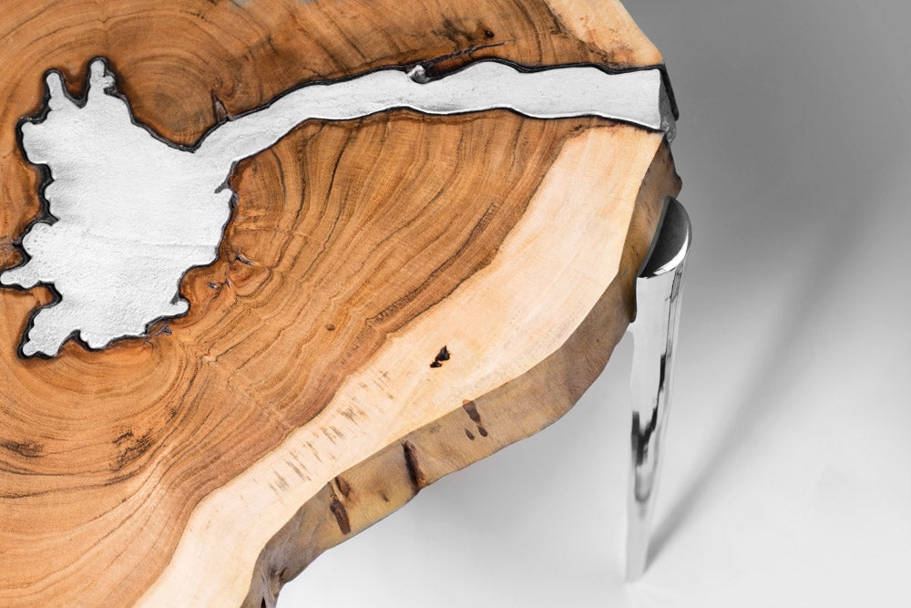 wooden end table