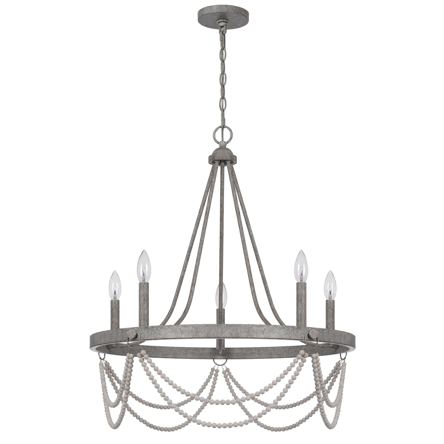 white chandeliers
