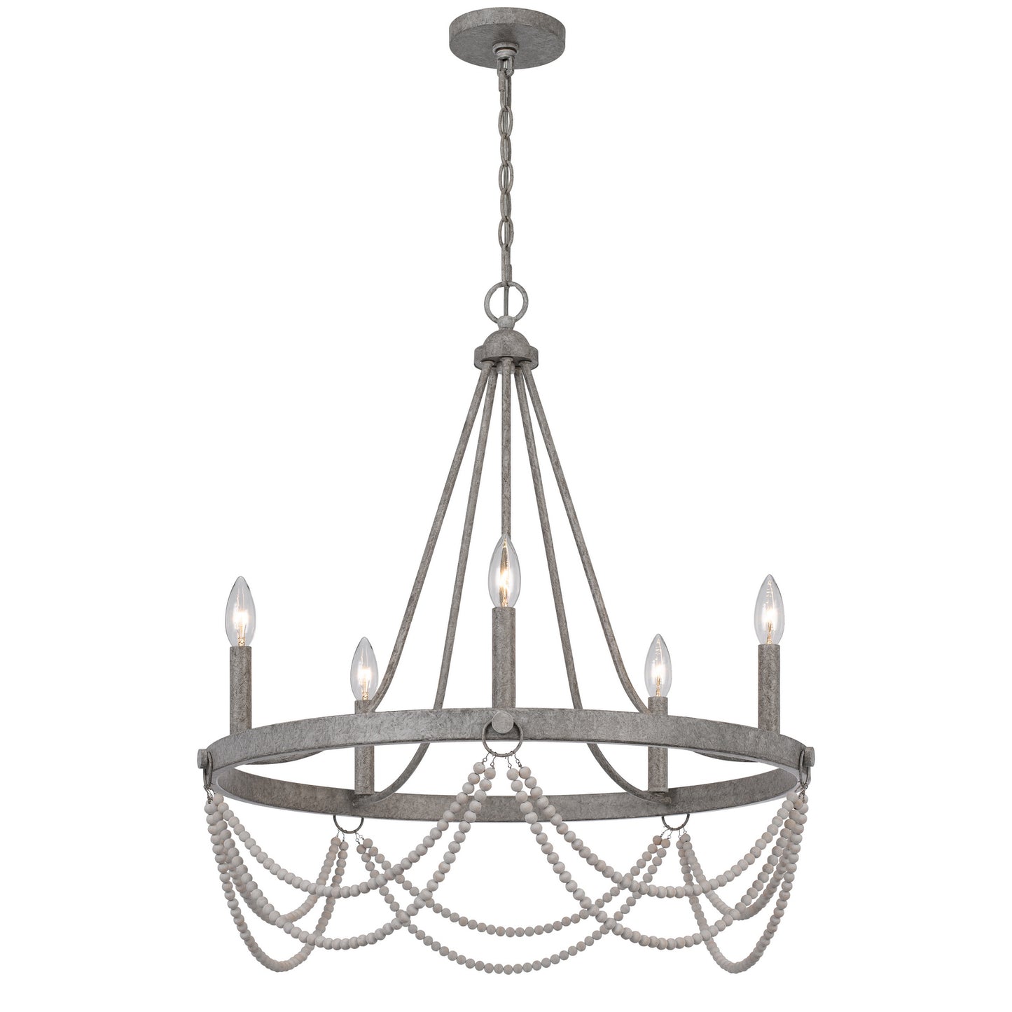 white chandeliers